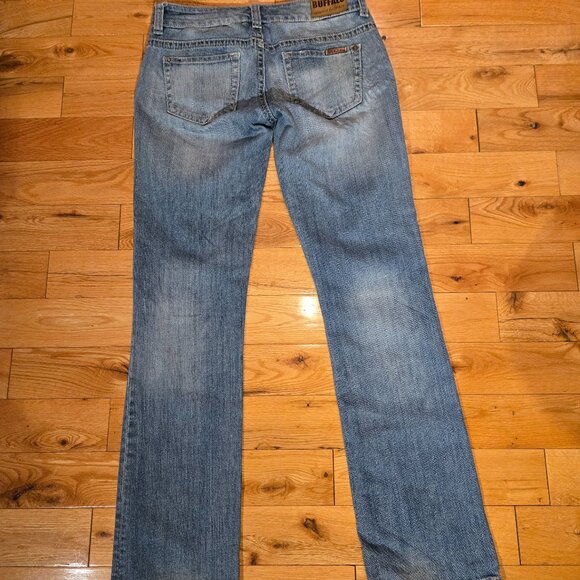Y2K Low Waist Blue boot cut Jeans size 7 - 27 - Picture 7 of 9